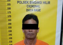 Giat Penertiban, Polsek Singingi Hilir Amankan PETI di Desa Tanjung Pauh